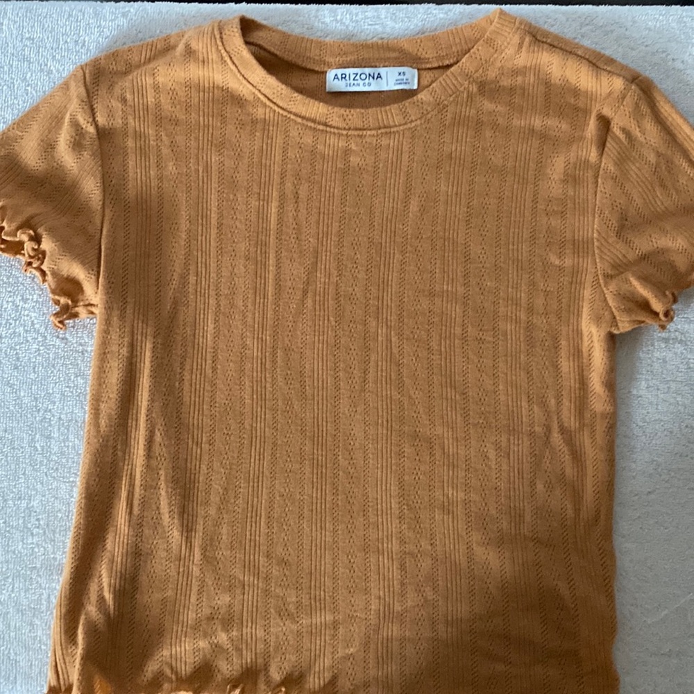 Arizona Ribbed Crop Top Size XS EUC